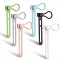 6 PCS Silicone Cable Ties - Reusable Cord Organizer with Hanging Loop